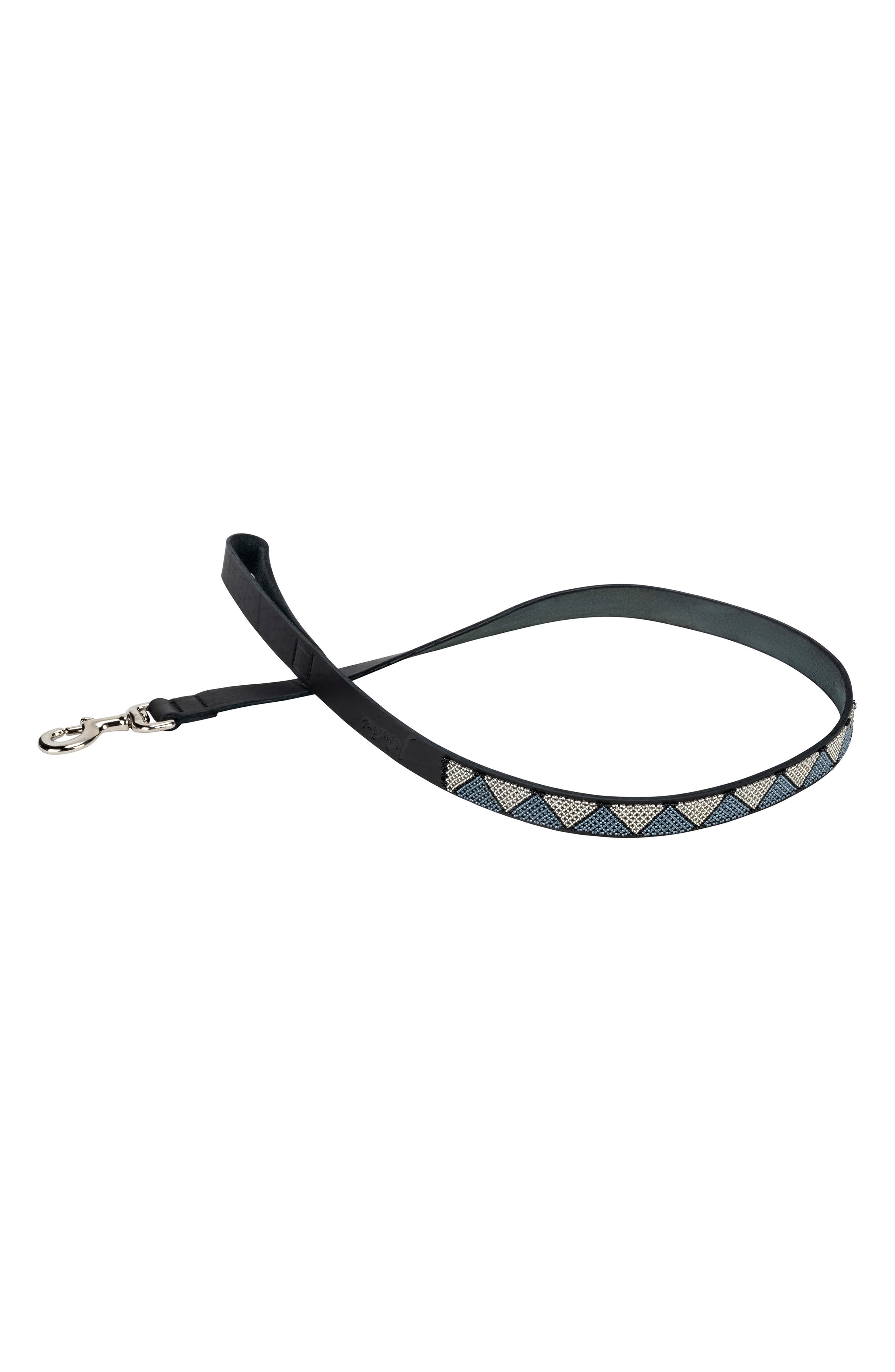 Jabulani Beaded Leather Pet Leash