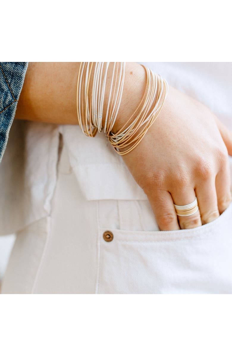 Emerson & Oliver Dia Mixed Metal Warm Bracelets, Alternate, color, Set Of 50