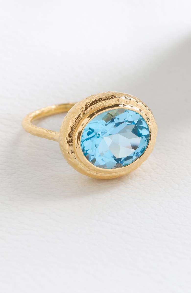 YS GEMS Sky Blue Topaz Ring, Alternate, color, Blue