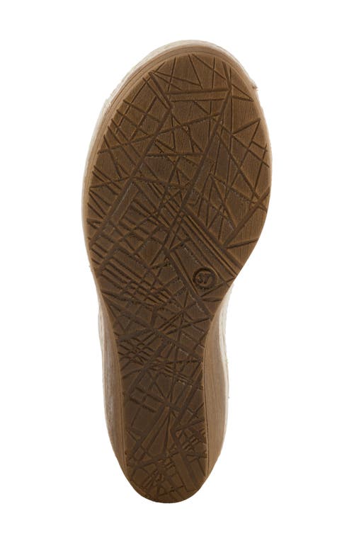 Flexus By Spring Step Wedge Sandal In Beige