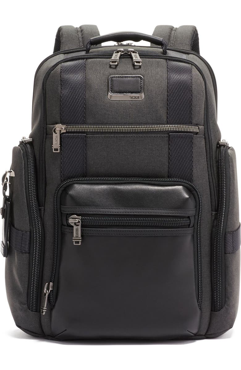 TUMI Alpha Bravo Sheppard Deluxe Water Resistant 15-Inch Backpack, Main, color,