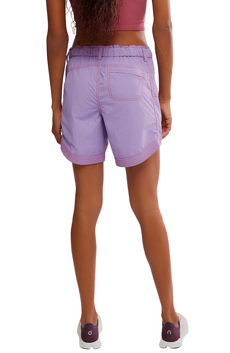 Free People FP Movement In The Wild Long Shorts, Alternate, color, Gem