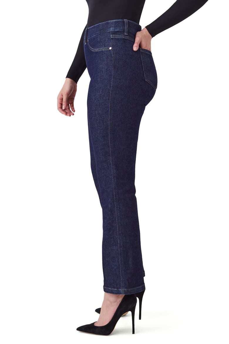 Crop Kick Flare Pull-On Jeans, Alternate, color, RAW INDIGO WASH