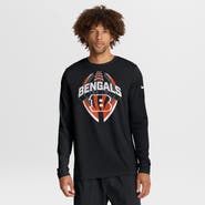 Nike Men's Nike Black Cincinnati Bengals Primetime Legend Icon Performance Long Sleeve T-Shirt