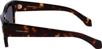 Rivets 53mm Rectangular Sunglasses