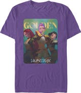 KPop Demon Hunters Men's Huntrix Golden Photocard T-Shirt