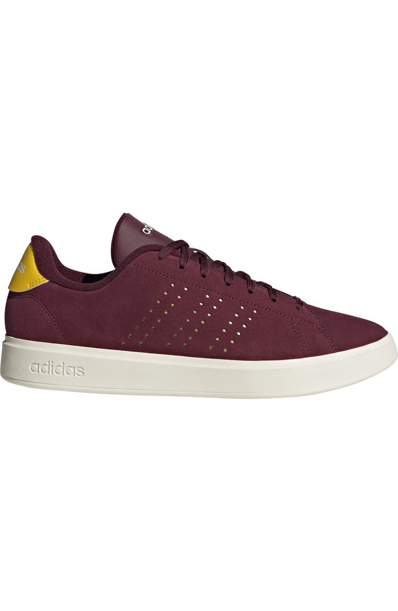 adidas Advantage 2.0 Low Top Sneaker, Alternate, color, Maroon/ Yellow/ Off White