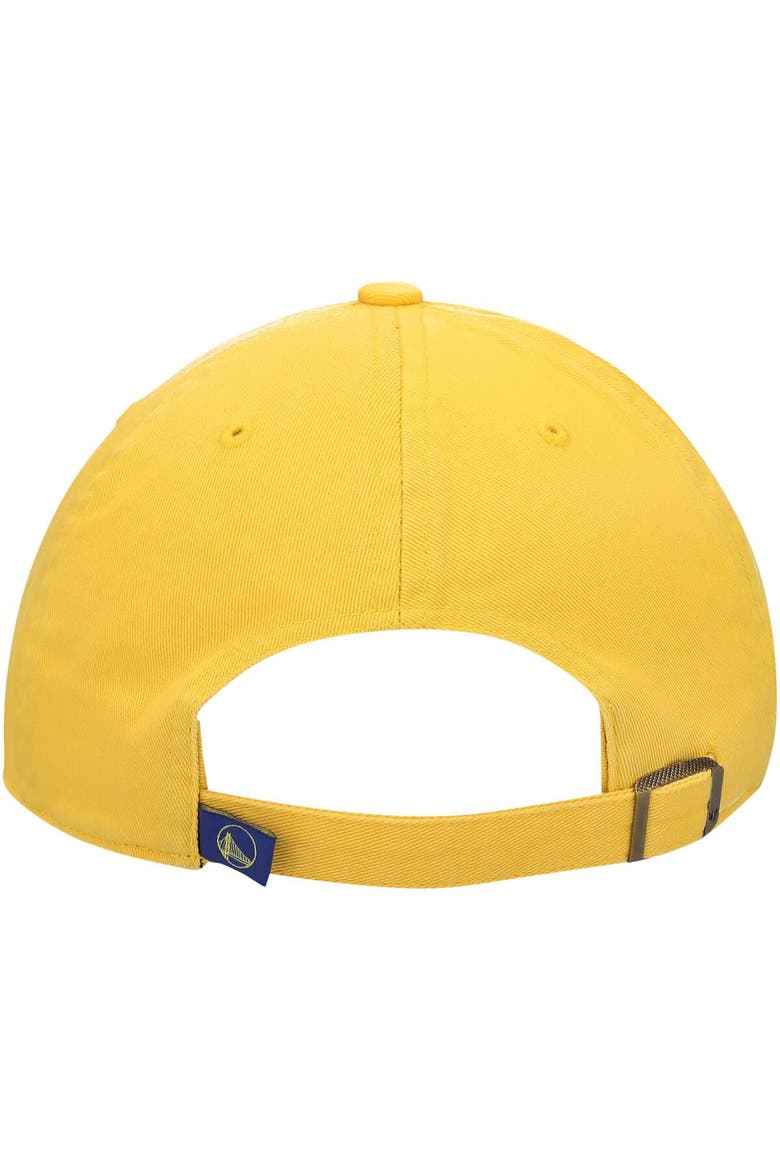 Men's '47 Gold Golden State Warriors Team Clean Up Adjustable Hat, Alternate, color, Gold
