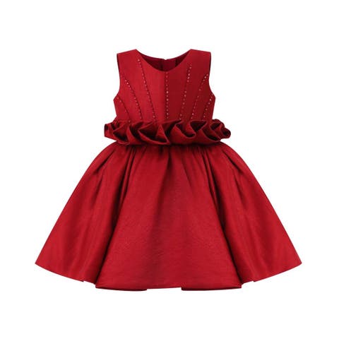 Bloom Accent Flare Dress