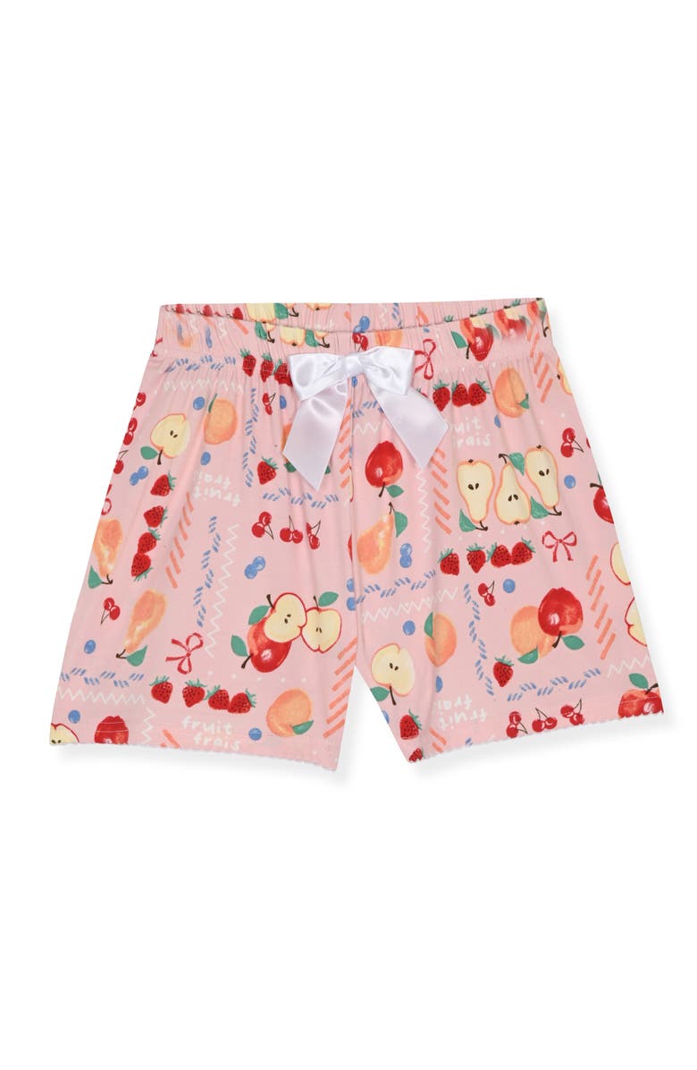 SLEEP ON IT Kids' Two-Piece Short Pajamas & Headband Set, Alternate, color, Pink