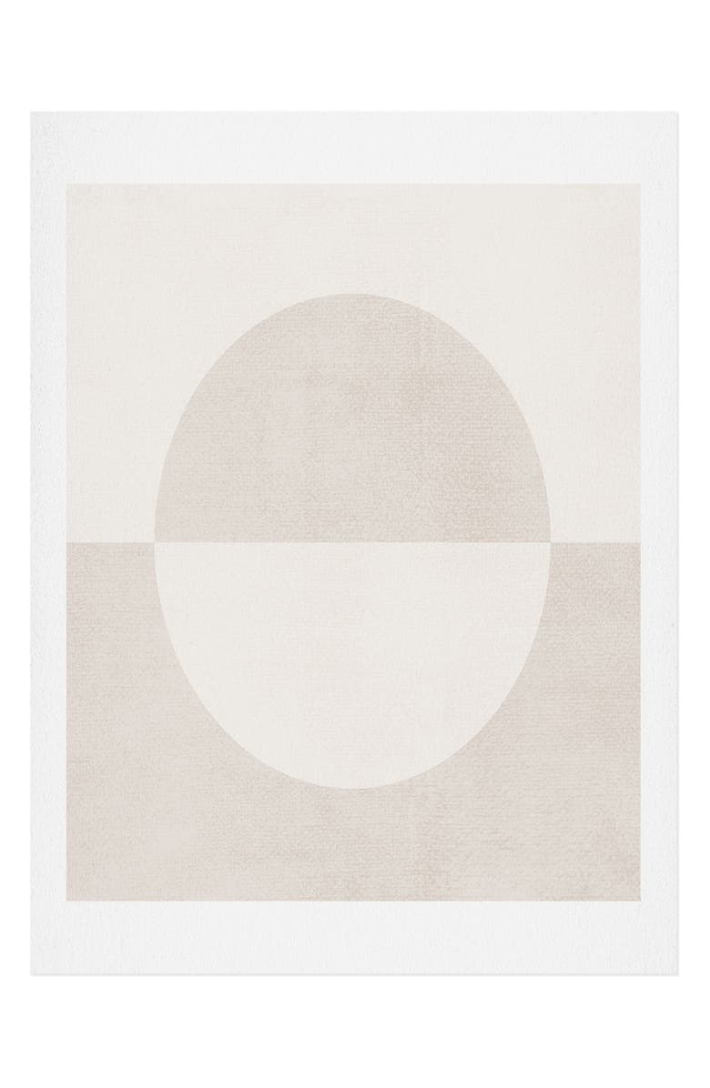 Deny Designs Round Art Print, Main, color,