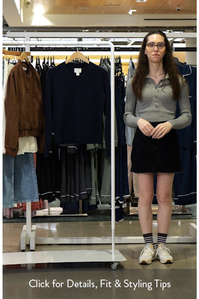 Wool & Cashmere V-Neck Sweater video