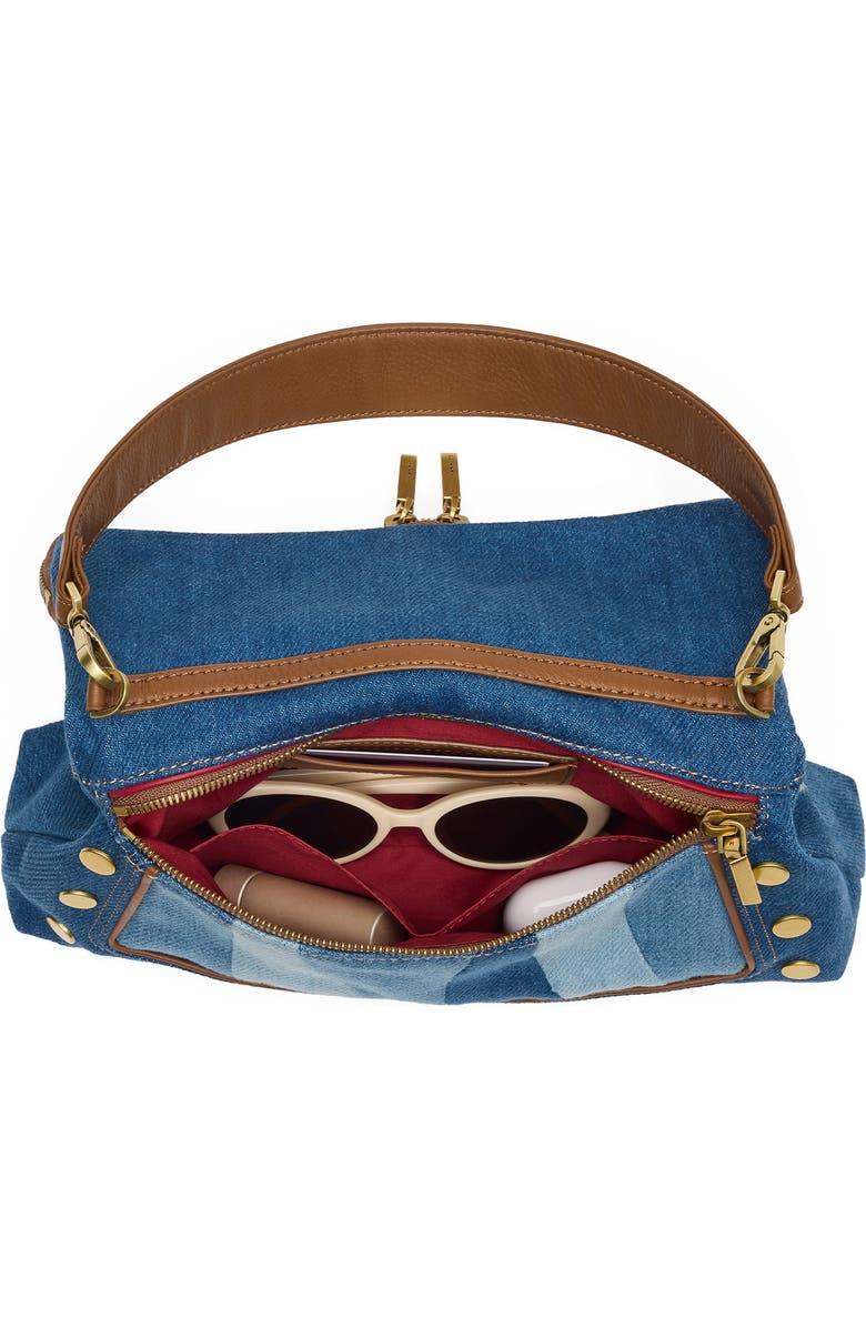HAMMITT Medium Beverly Denim Shoulder Bag, Alternate, color,