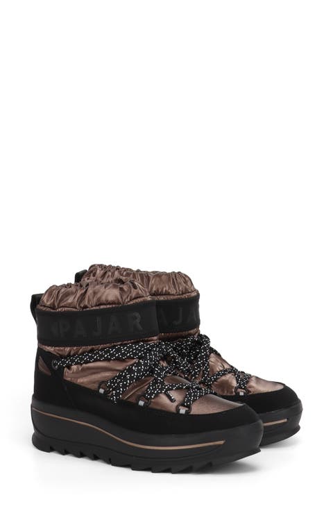 Galaxy Mini Waterproof Platform Ankle Bootie (Women)