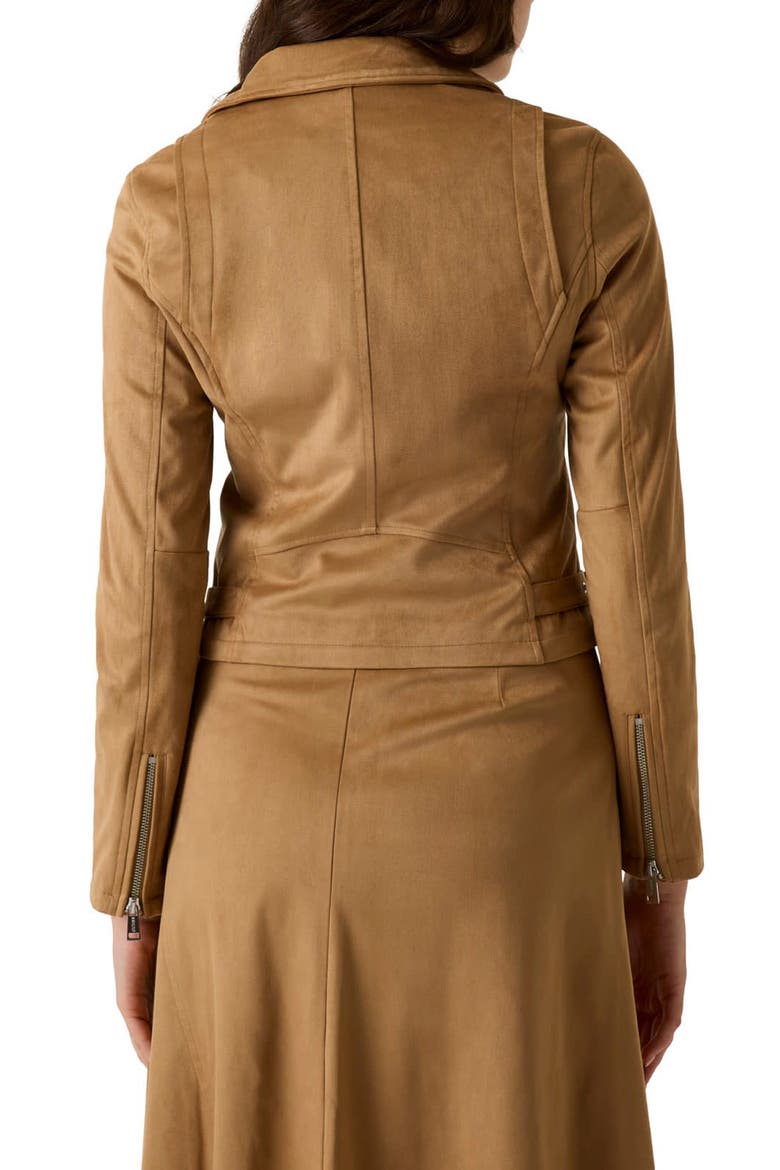 Jennie Faux Suede Moto Jacket, Alternate, color, G1FH-OPEN