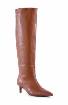 Seychelles Rose Pointed Toe Over the Knee Kitten Heel Boot