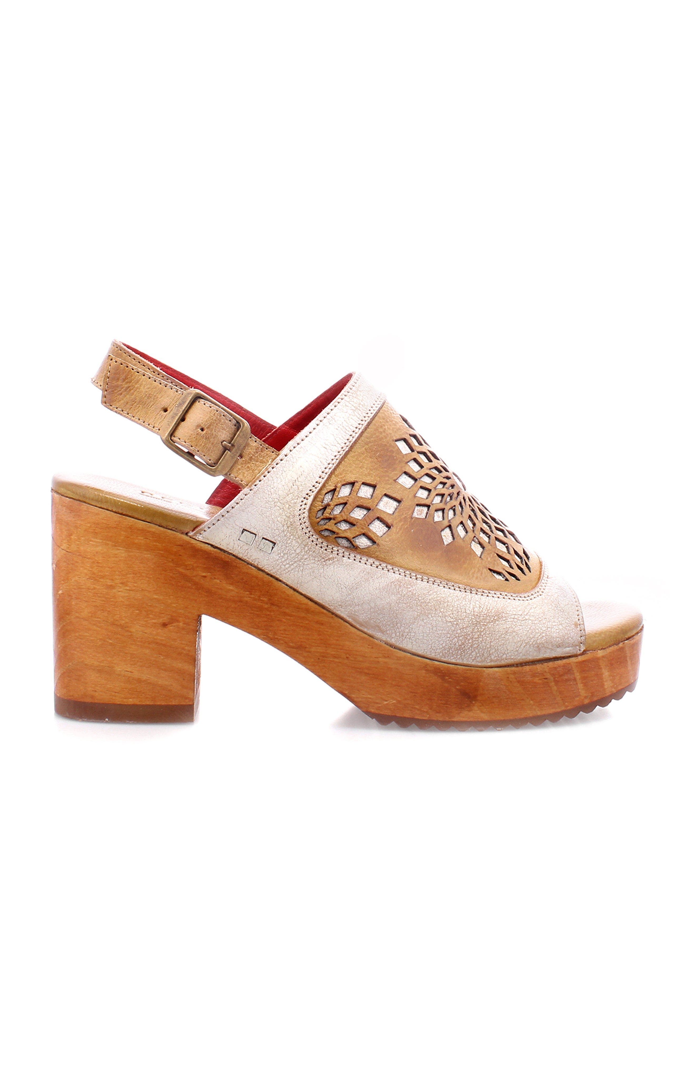 Bed Stu Jinkie Wood Heel, Alternate, color, Nectar Lux Cashew Rustic