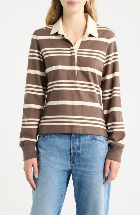 Striped Cotton Rugby Shirt