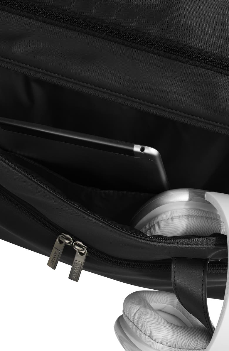 Away Garment Duffle, Alternate, color, Jet Black