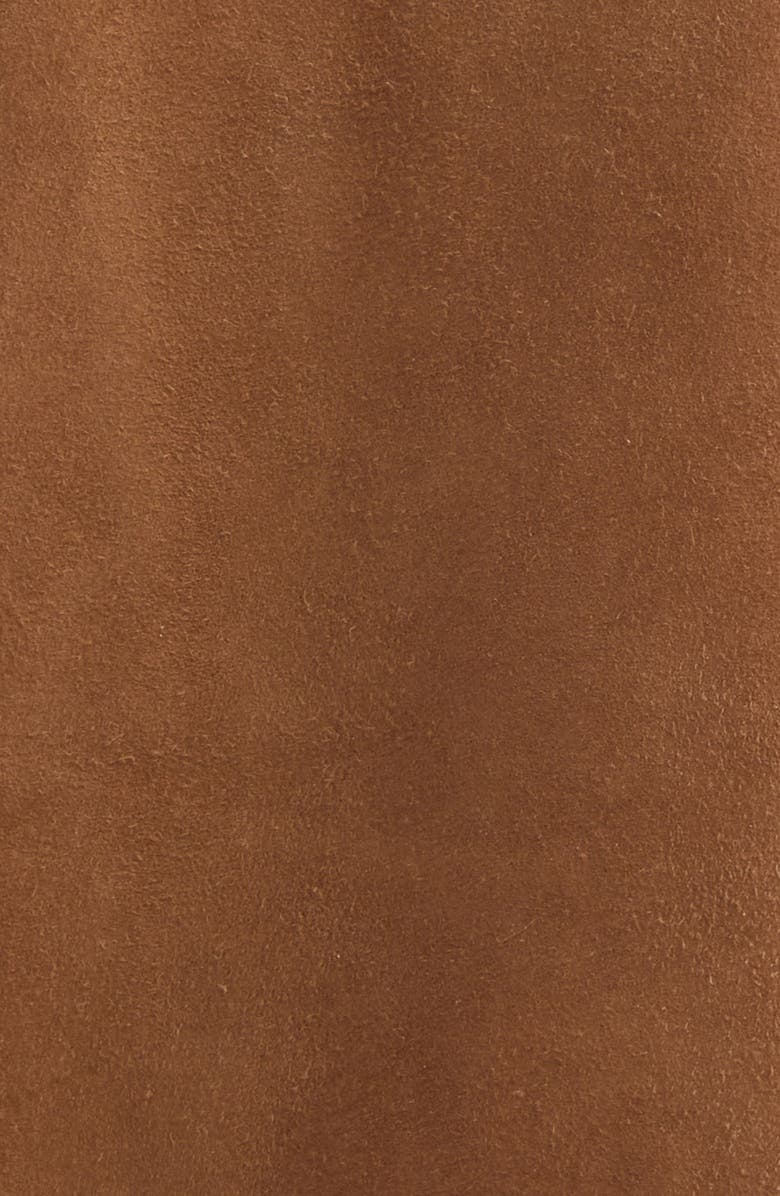 Stand Studio Kaia Suede Biker Jacket, Alternate, color, Dark Sand