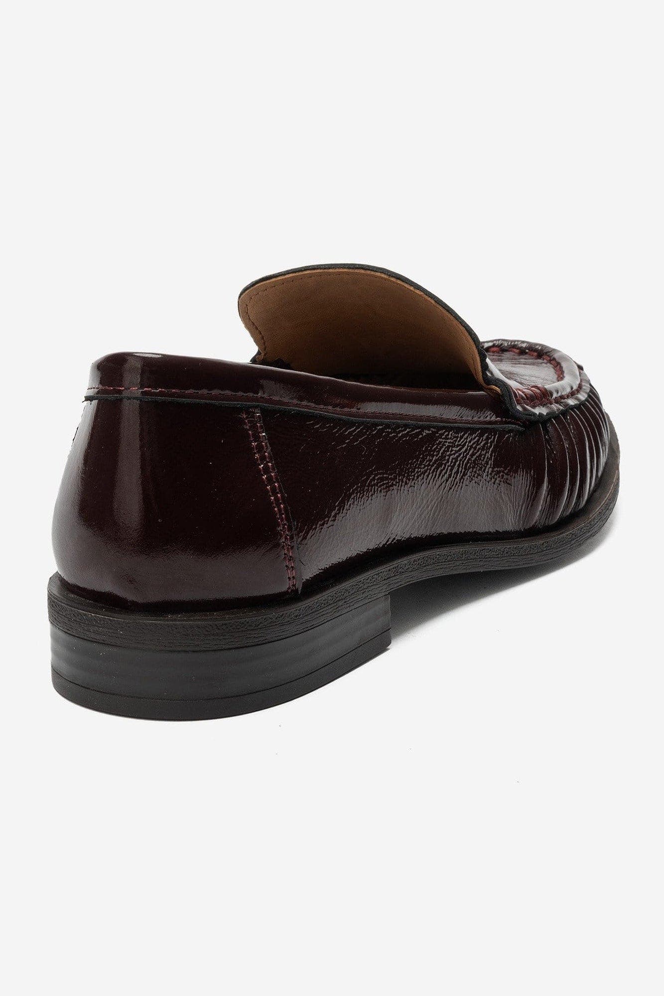 Chen Leather Loafer, Alternate, color, Burgundy Patent
