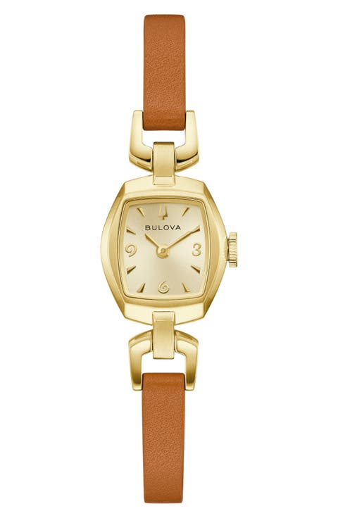 Jackie Leather Strap Watch