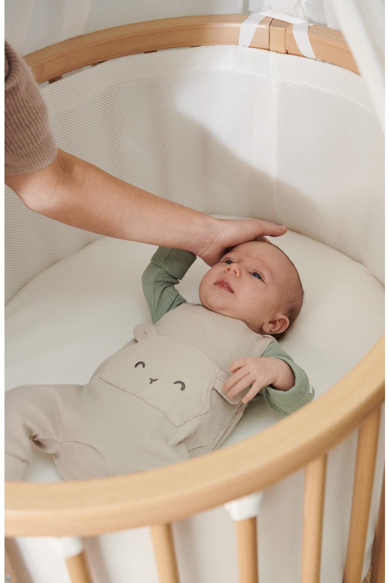 Sleepi™ V3 Mini Fitted Sheet, Alternate, color, WHITE