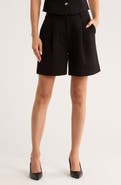 rag & bone Iris High Waist Ponte Shorts