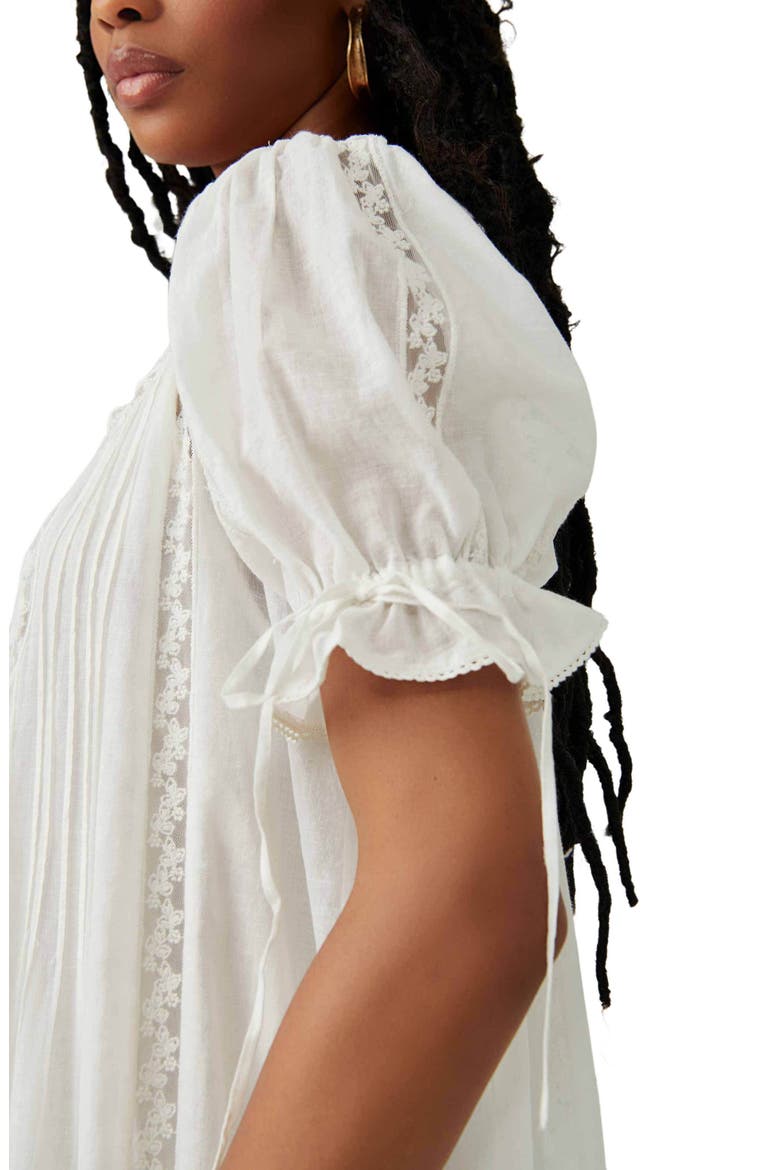 Mirabelle Lace Maxi Dress, Alternate, color, SNOW WHITE