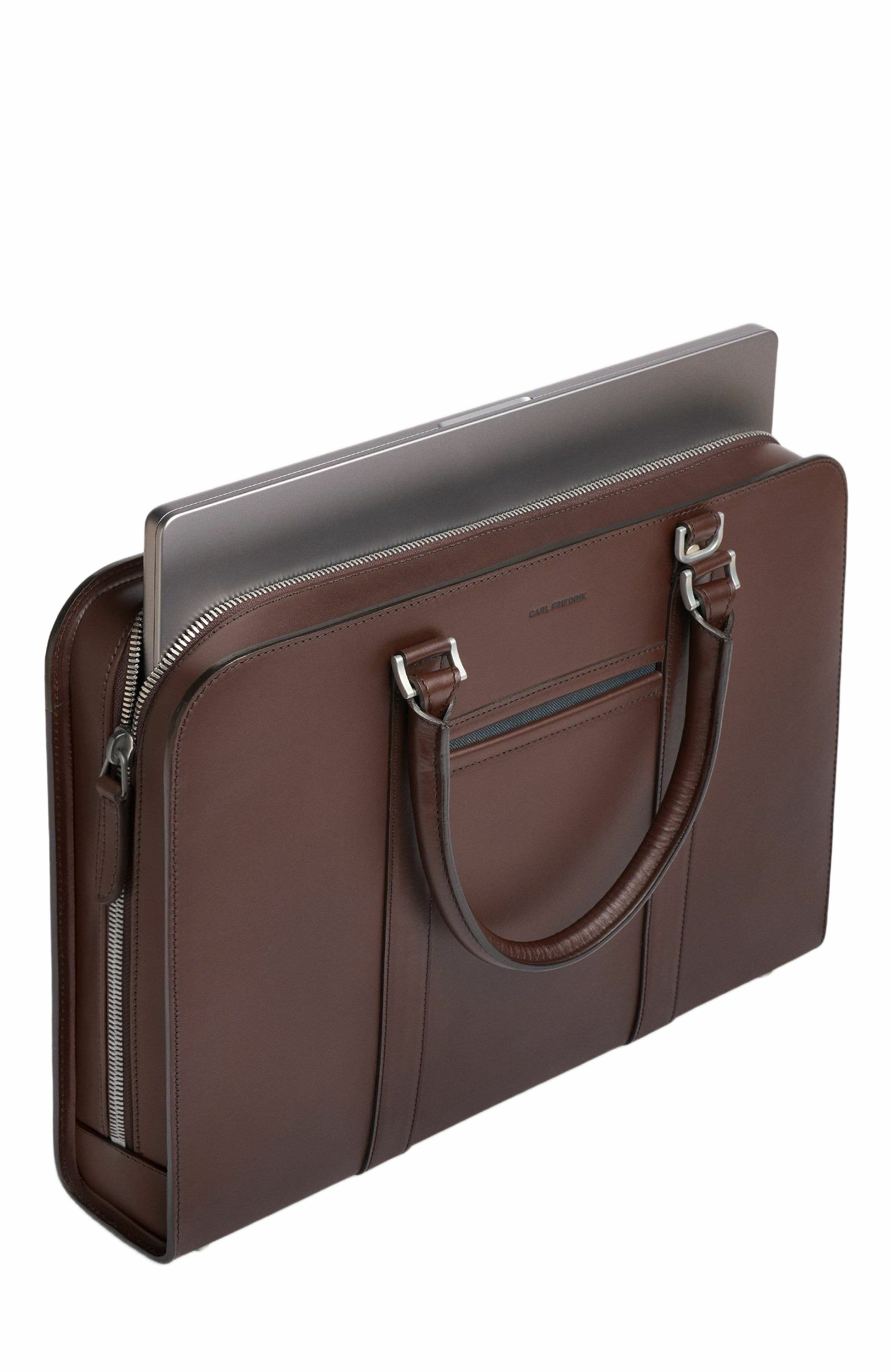 Palissy Briefcase, Alternate, color, Chocolate