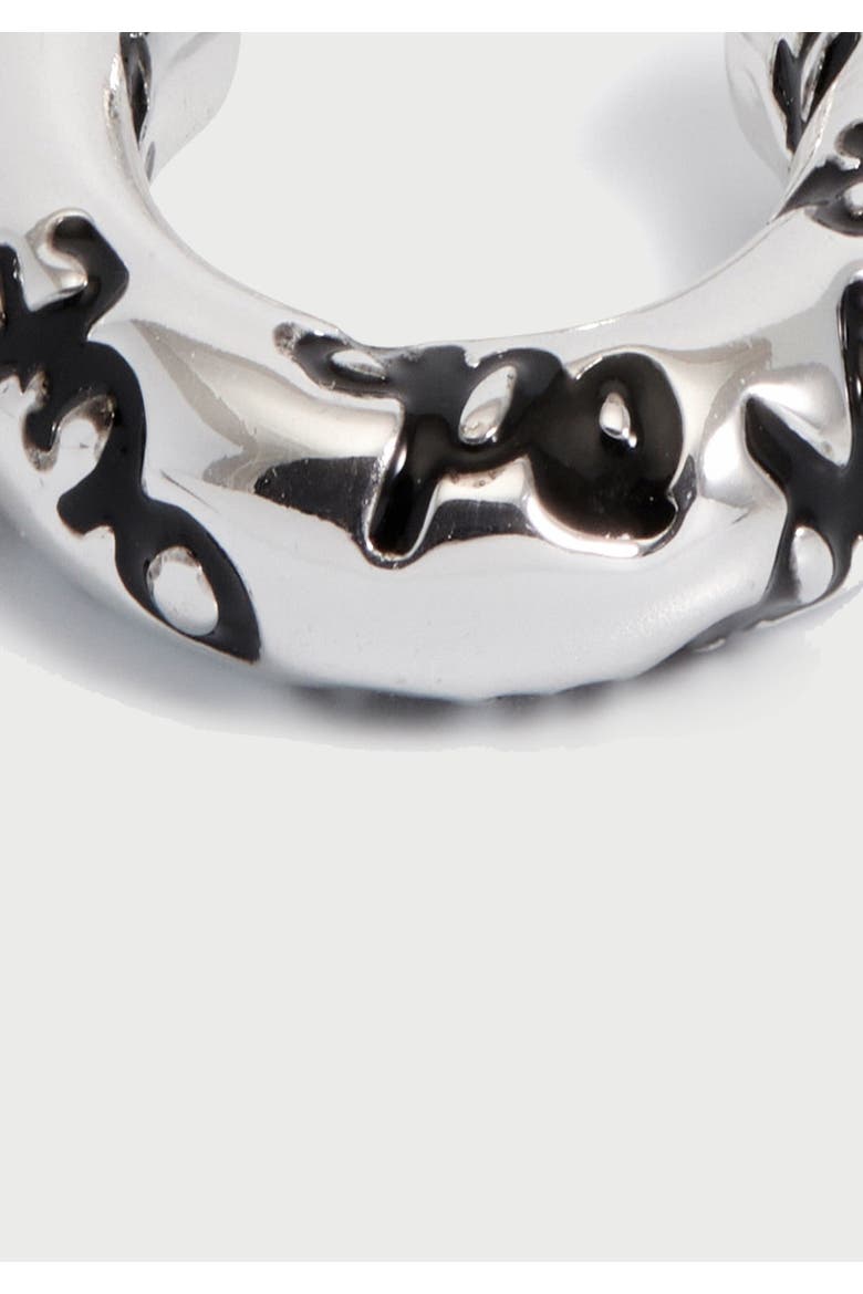 Ring X-Large Necklace In Silver, Alternate, color, Silver