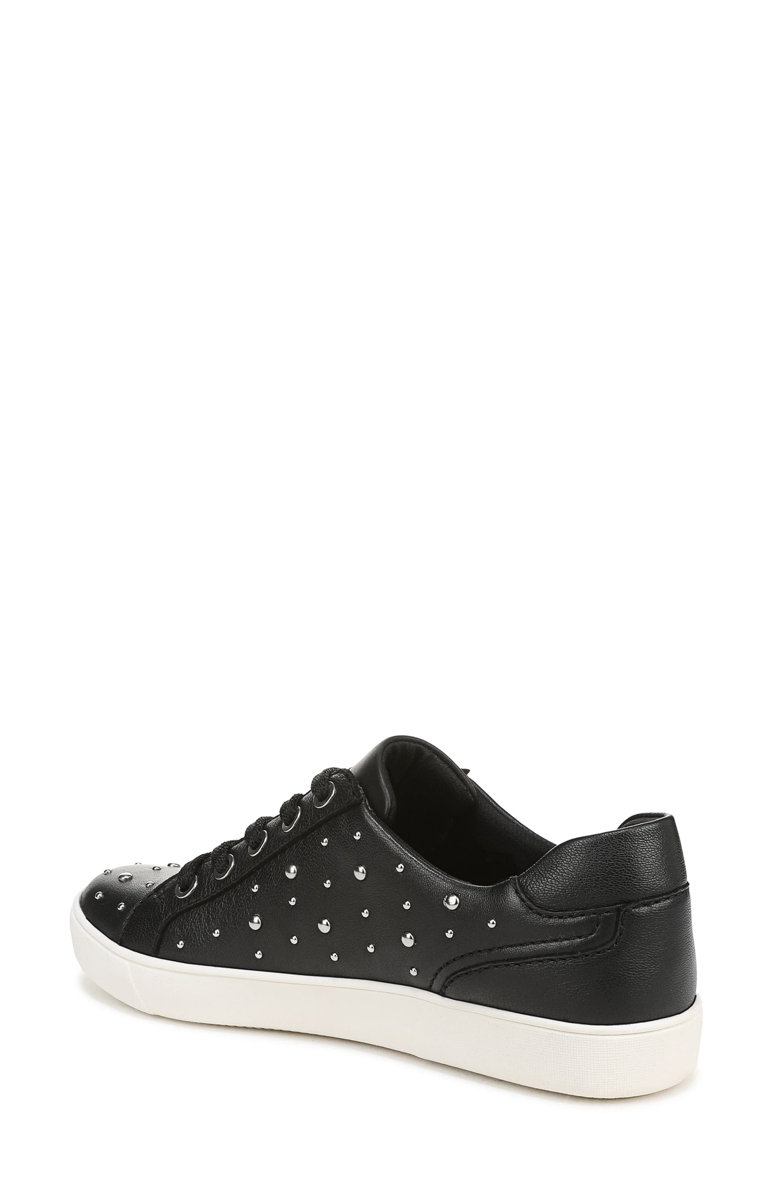 Naturalizer Morrison Stud Sneaker, Alternate, color, Black