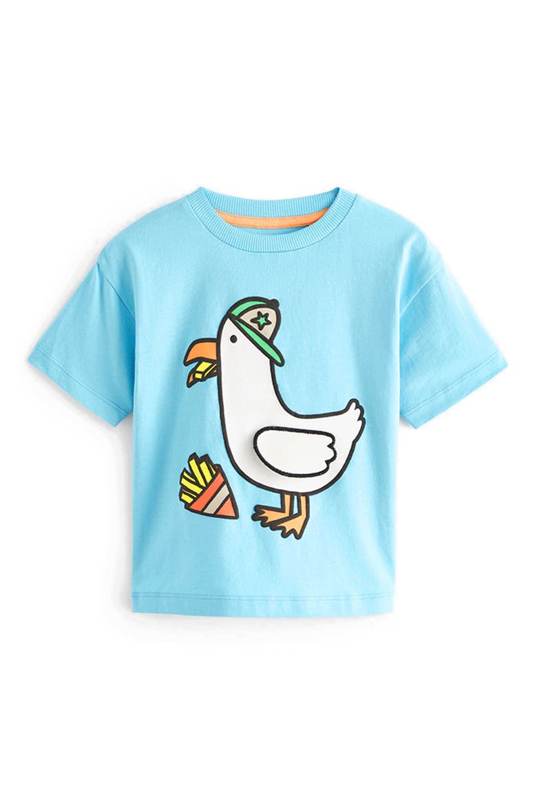 Kids' Assorted 3-Pack Cotton Graphic T-Shirts, Alternate, color, BLUE/ ORANGE/ GREEN ASSORTED