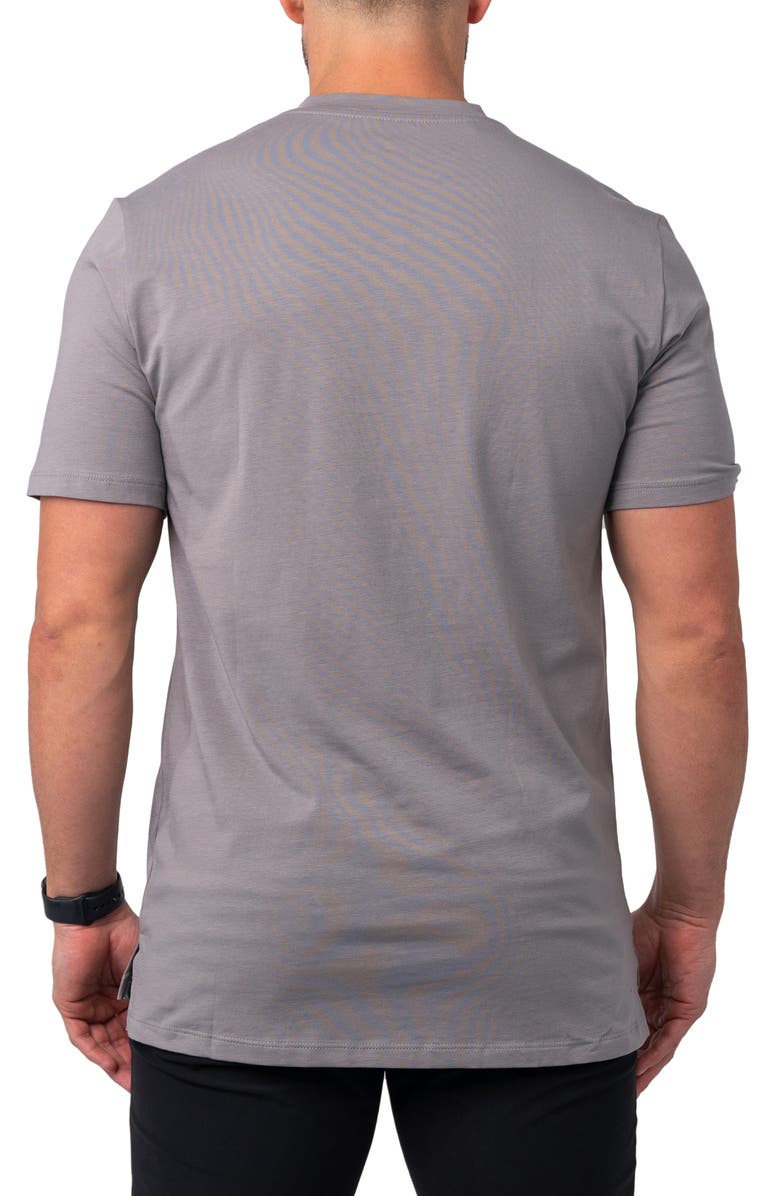 Maceoo Vivaldicore Cotton V-Neck T-Shirt, Alternate, color, Brown