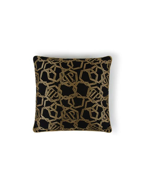 Jacquard Cushion Chains 40X40 Unisex