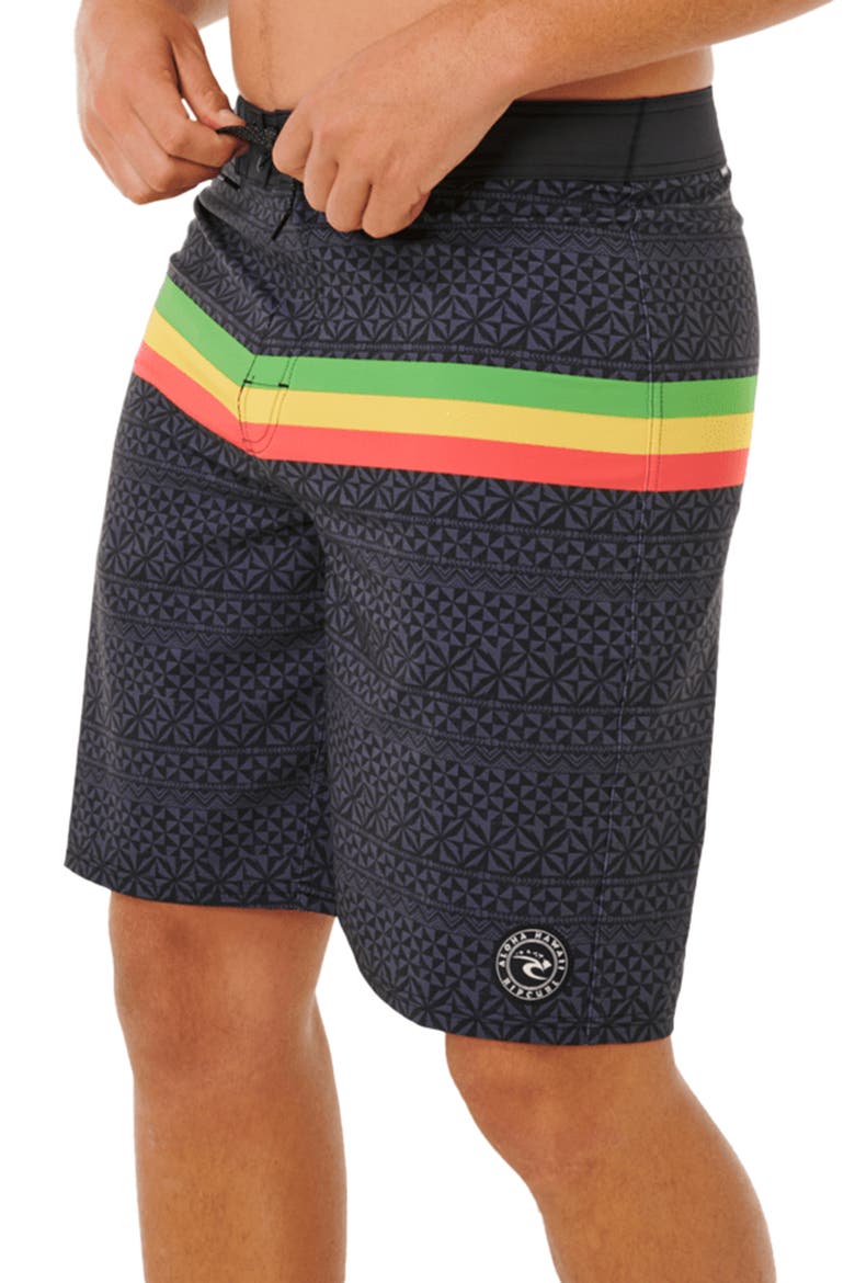 Mirage Hawaii Board Shorts, Alternate, color, BLACK