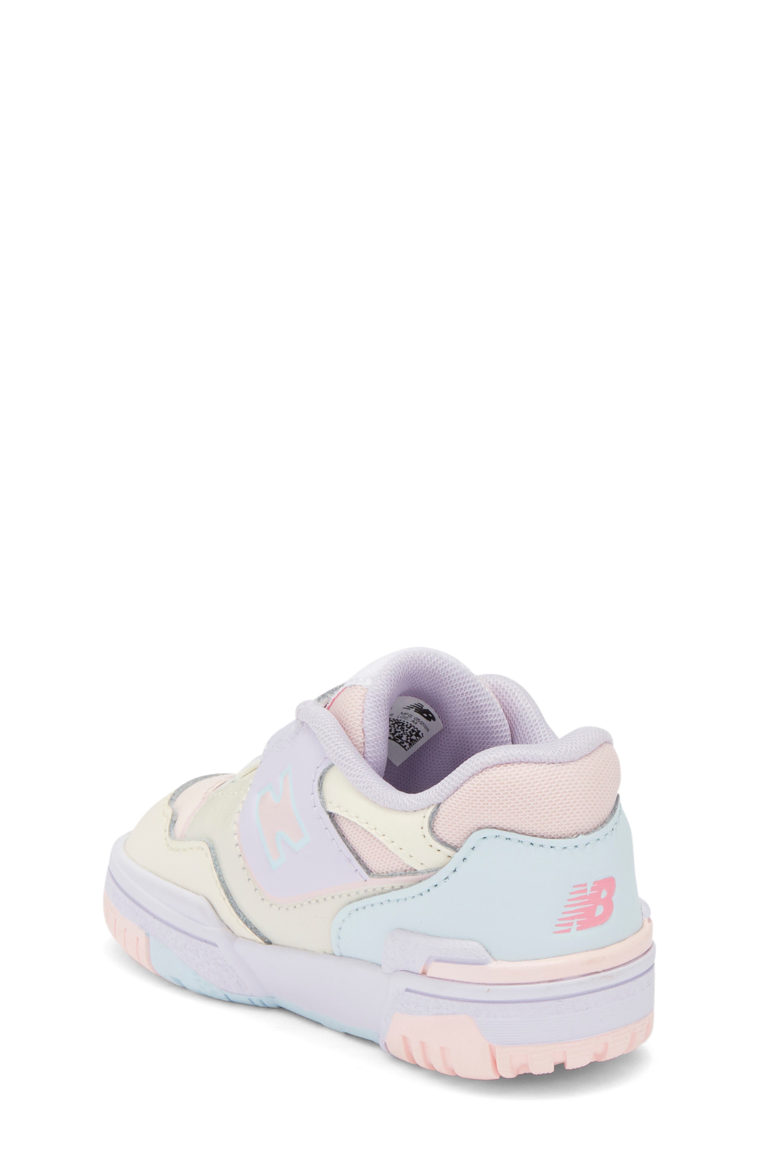 New Balance Kids' B550 Sneaker, Alternate, color, Shell Pink/ Permafrost