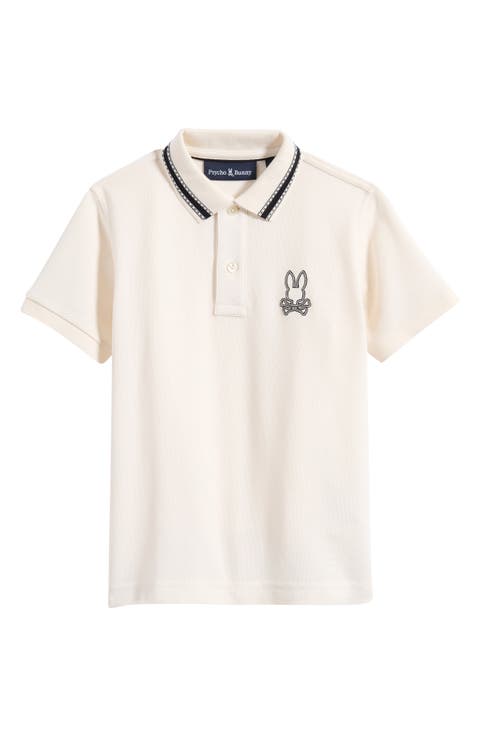 Kids' Joe Bunny Patch Cotton Piqué Polo (Big Kid)