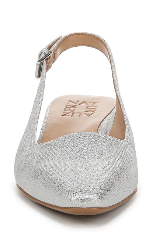 Naturalizer Ginger Slingback Pump In Silver