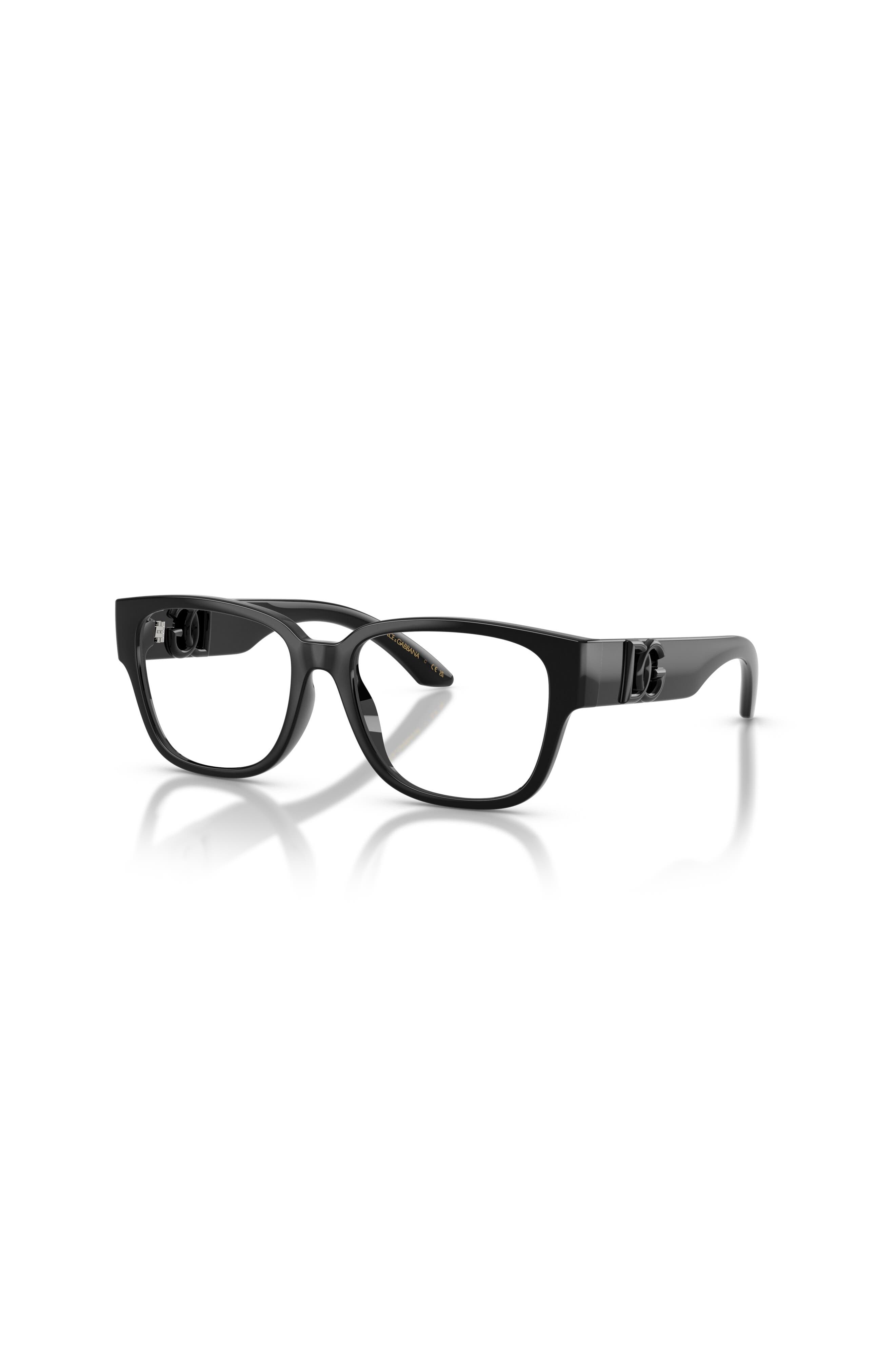 Dolce & Gabbana Dolce&gabbana 49mm Square Optical Glasses In Black