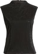 MANGO Rhinestone Sleeveless Knit Top