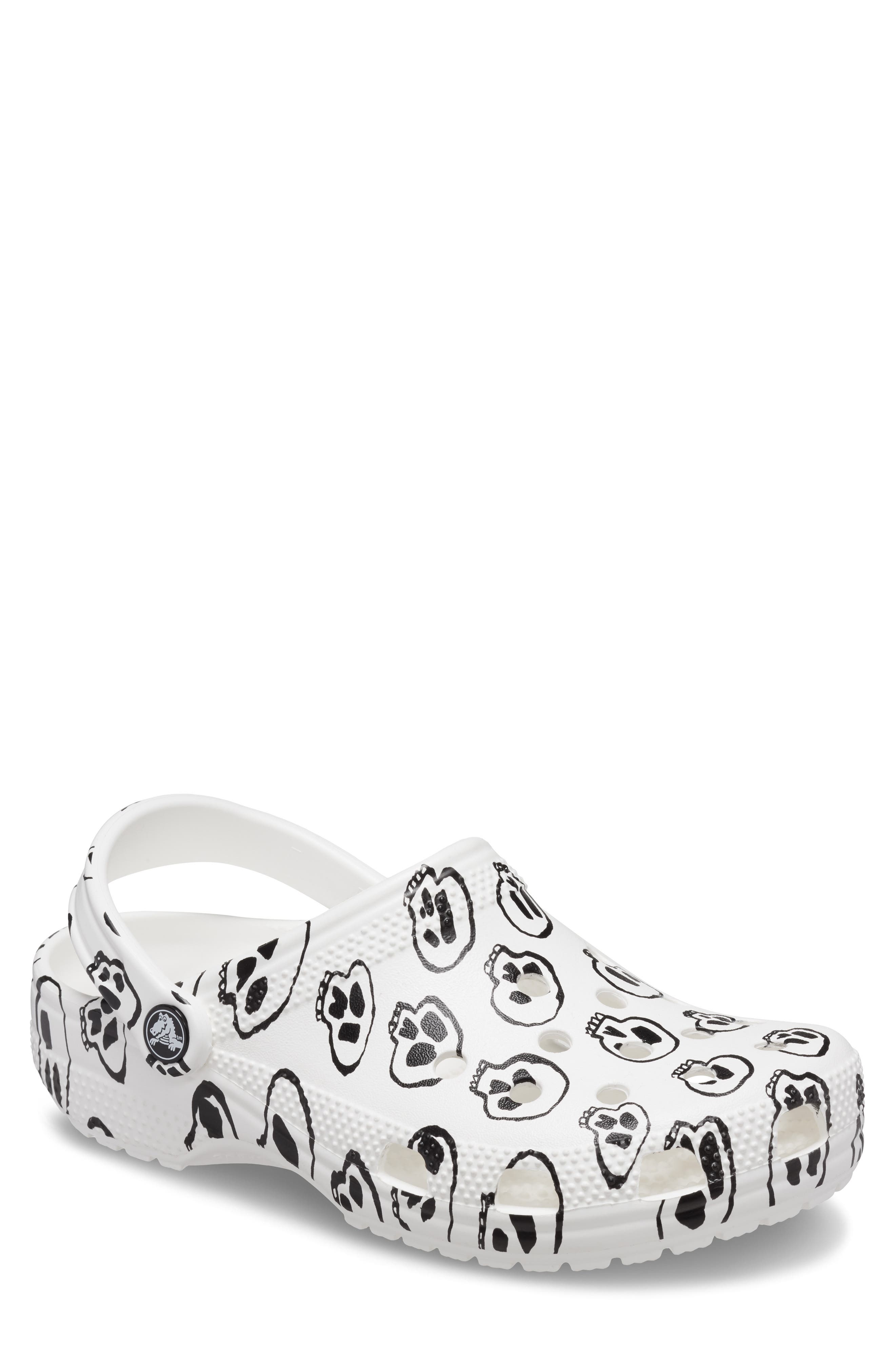 CROCS Classic Skull Print Clog, Main, color, 