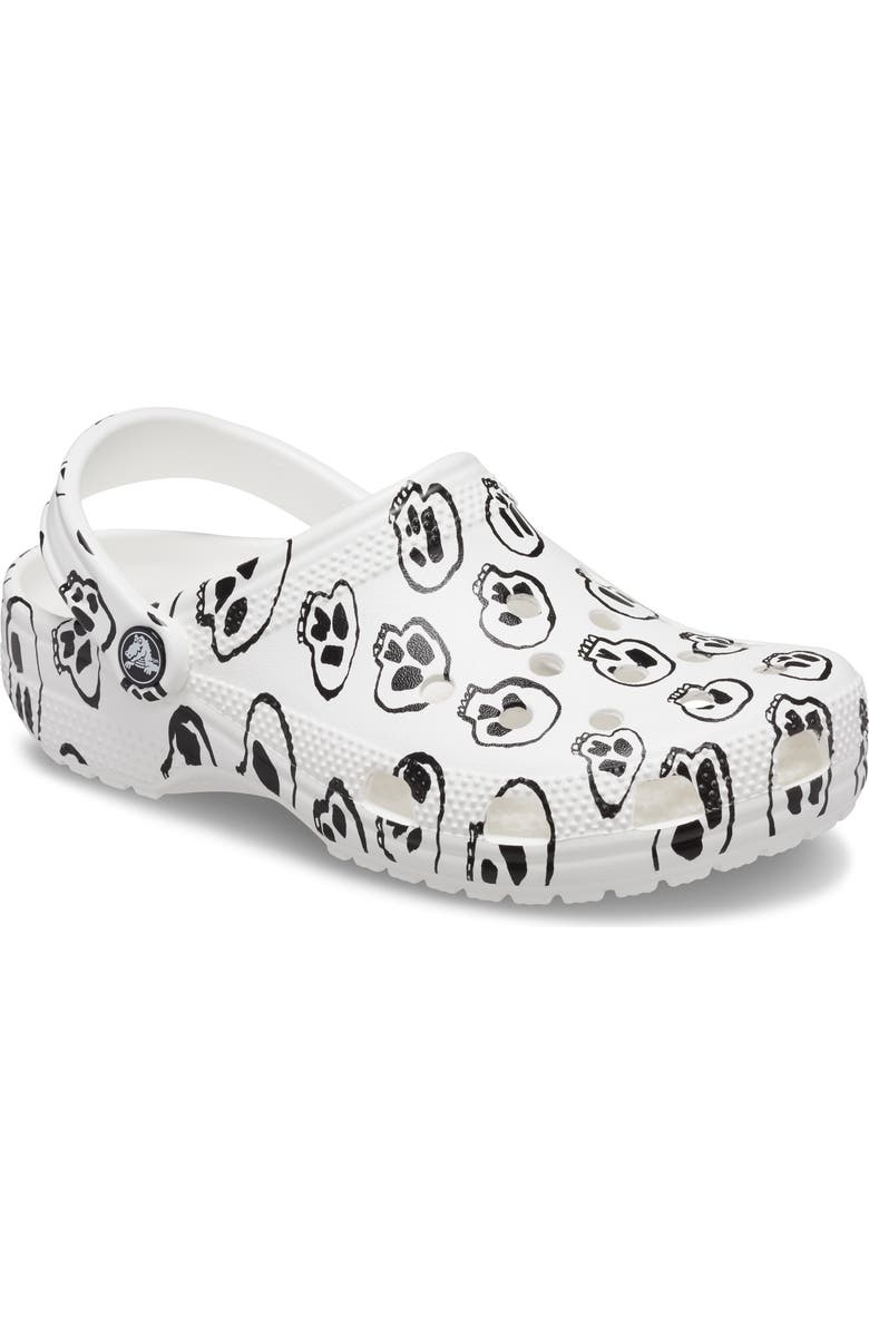 CROCS Classic Skull Print Clog, Main, color,