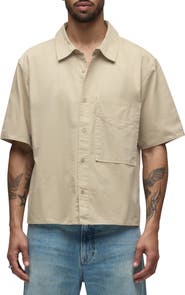 Hudson Jeans Rex Short Sleeve Button-Up Shirt