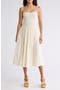 Tied Strap Drop Waist Midi Dress