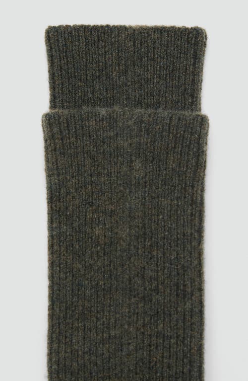 Mango Wool & Cashmere Socks In Gray