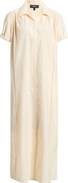 Theory Gathered Polo Midi Dress