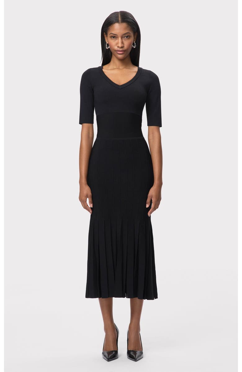 Herve Leger The Demi Dress, Alternate, color, Black
