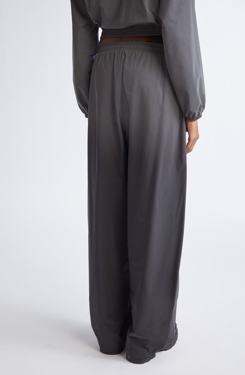 Alexander Wang Gradient Reflective Track Pants, Alternate, color, Silver/ Black