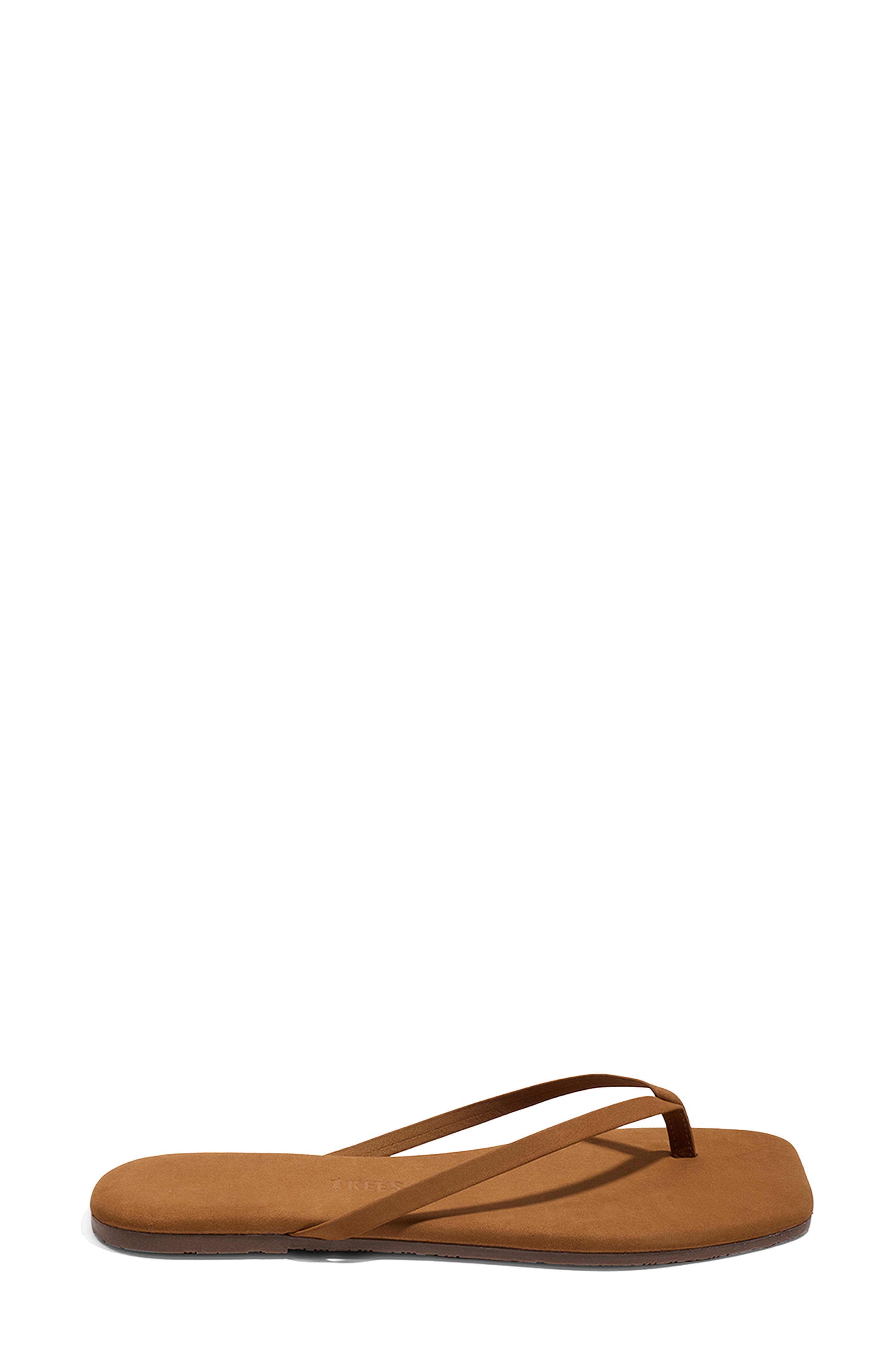 Lily Square Toe Flip Flop, Alternate, color, CAMEL
